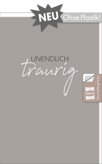 Trauerkarte "Unendlich traurig"