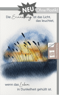 Trauerkarte D&uuml;nenlandschaft