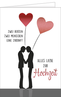 Hochzeitskarte Eine Zukunft