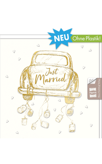 Hochzeitskarte Just Married