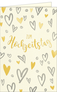 Glückwunschkarte Hochzeitstag