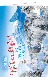 Fotokarte Weihnachten Watzmann