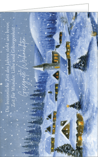Weihnachtskarte Winter Wonderland