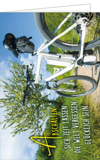 Glückwunschkarte E-Bike