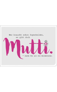 Muttertags-Postkarte